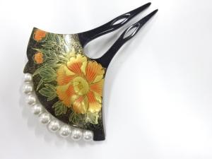 アンティーク　蒔絵　簪